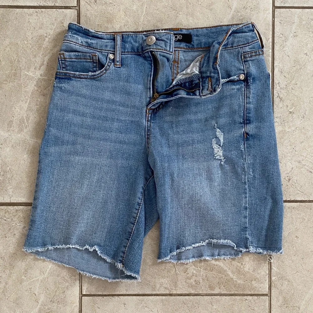 Energie Vintage 90’s High Rise Blue Denim Jorts 3